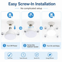 AeroLight — Foldable Ceiling Fan Light