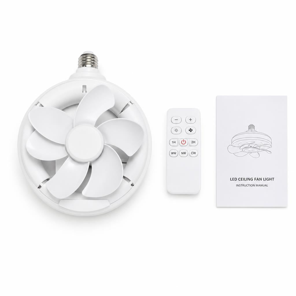 AeroLight with included remote control and manual